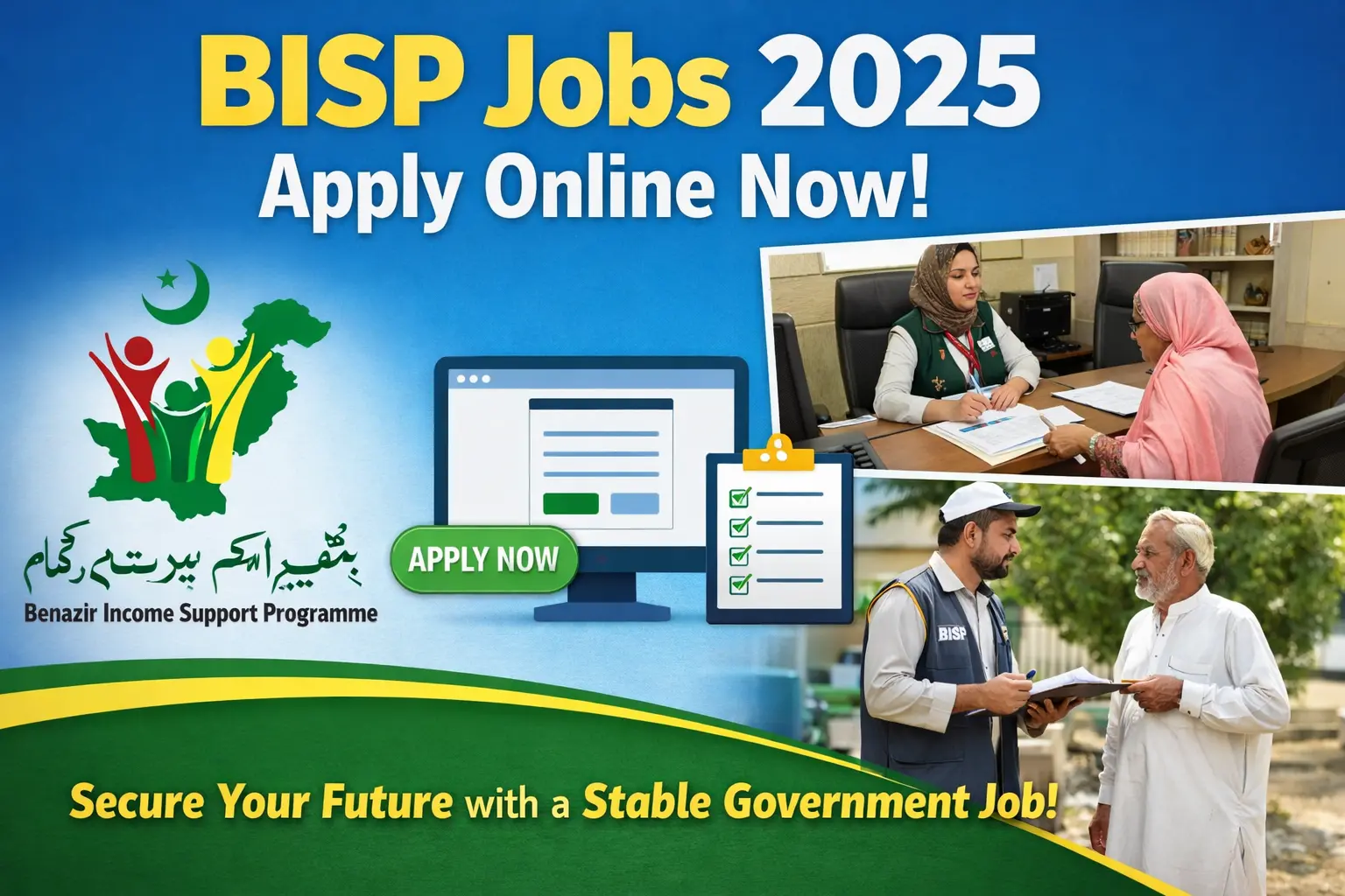 BISP Jobs 2025 Apply Online Now A Smart Career Move for Stable Government Work